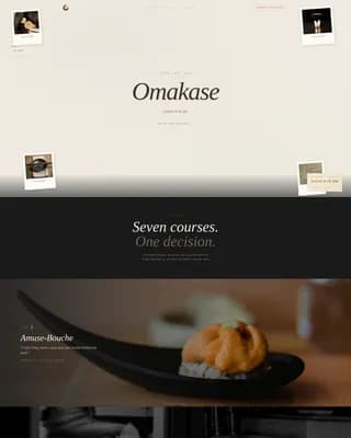 Restaurant & Dining Complete Professional Website Template