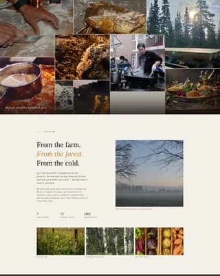Juuri - Artisan Finnish Catering Landing Page Template