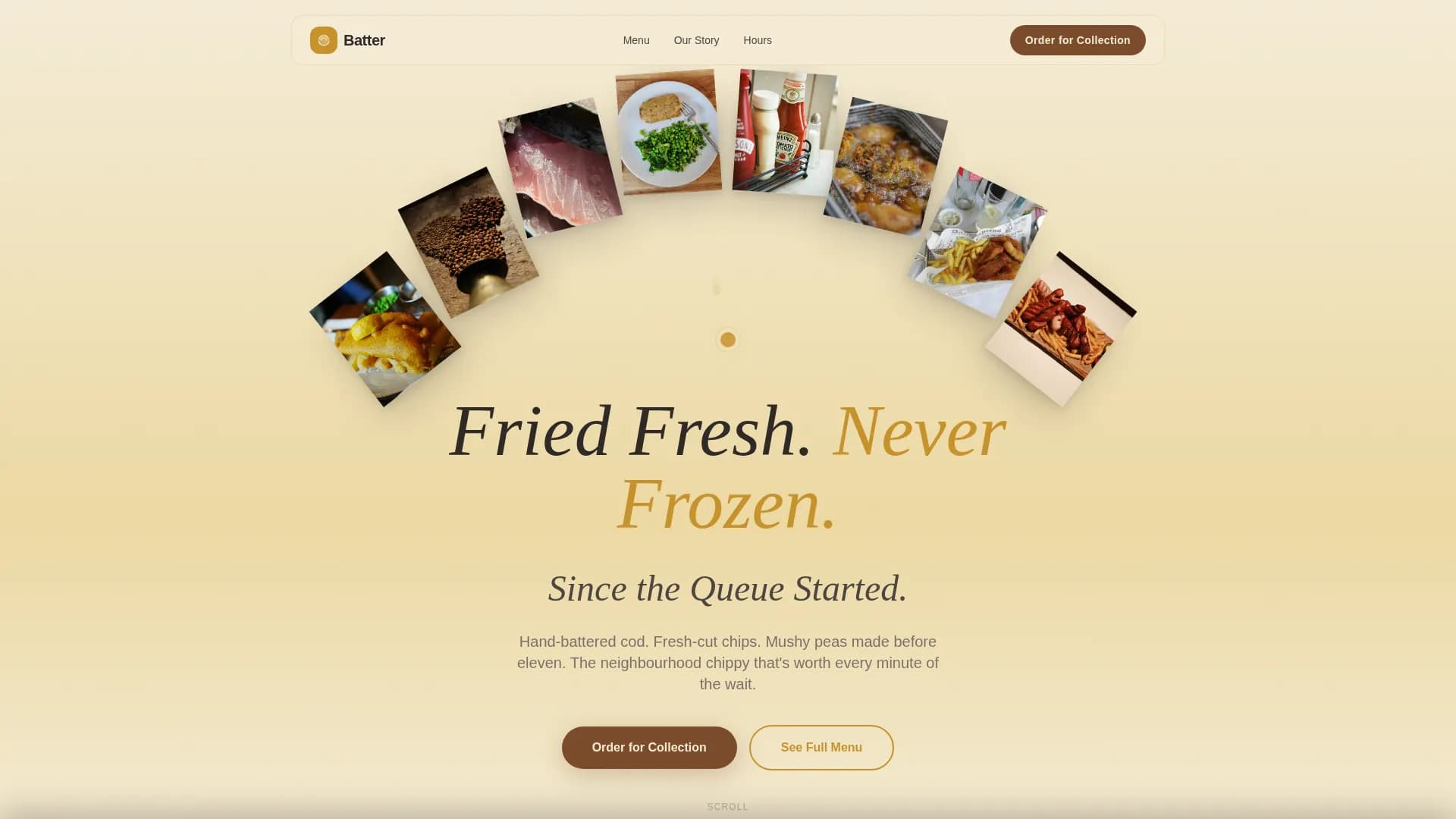 Regional & Specialty Restaurant Specialist Professional Website Template