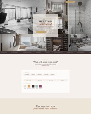 Curate - Luxe Edesign Landing Page Template