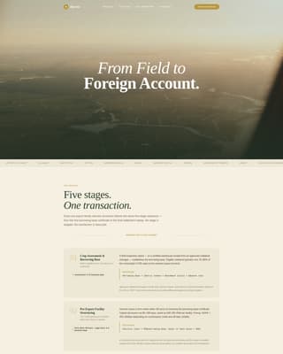 Agricultural Insurance & Finance Professional Website Template
