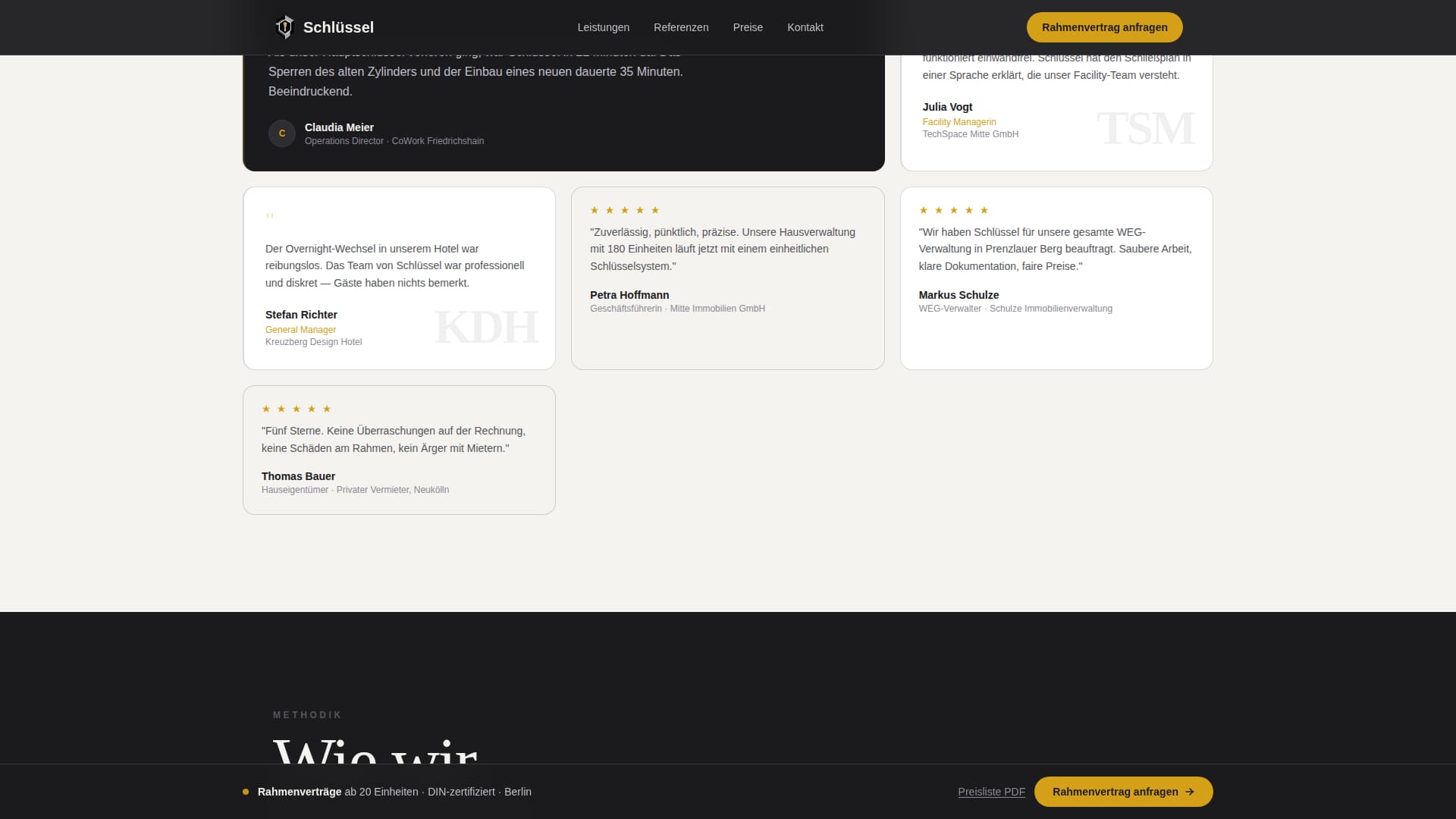 Schlssel - Precision Locksmith Landing Page Template