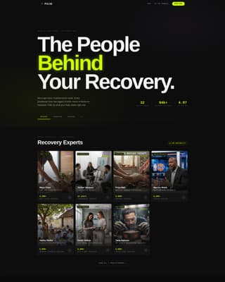 Pulse - High Performance Wellness Landing Page Template