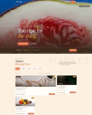 Food Technology & Platform Professional Website Template