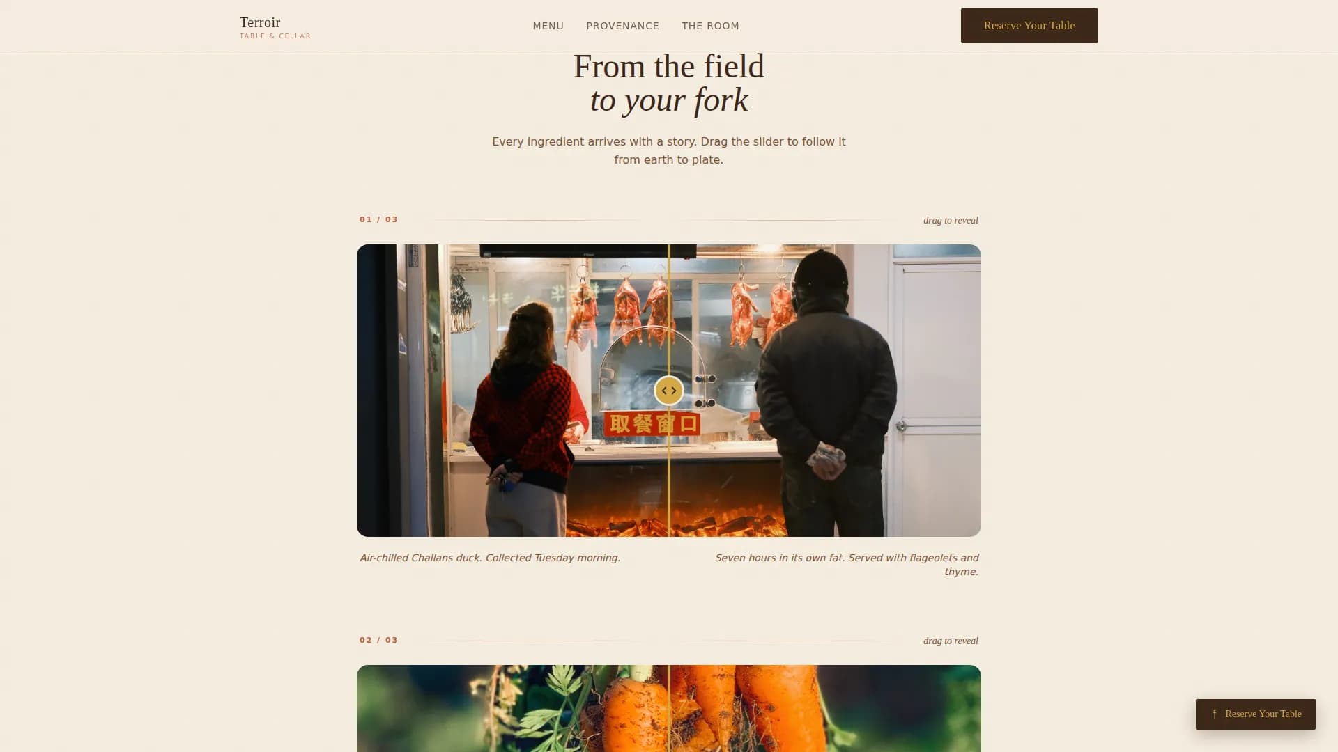 French Dining Professional Website Template