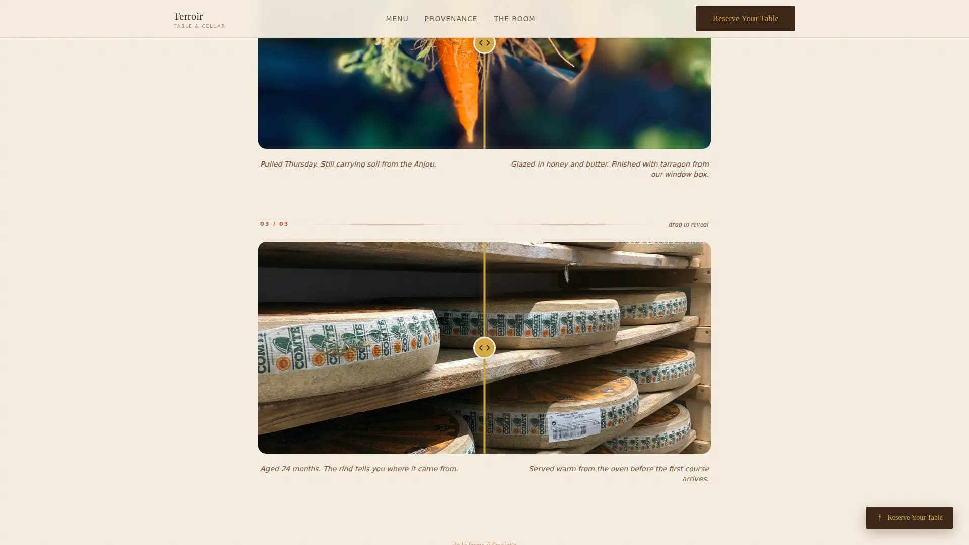 French Dining Professional Website Template