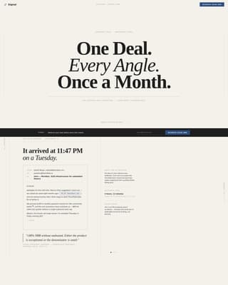 Venture Capital Newsletter Pre-Launch Website Template