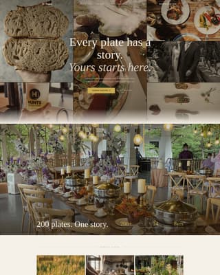 Catering & Event Food Booking Website Template