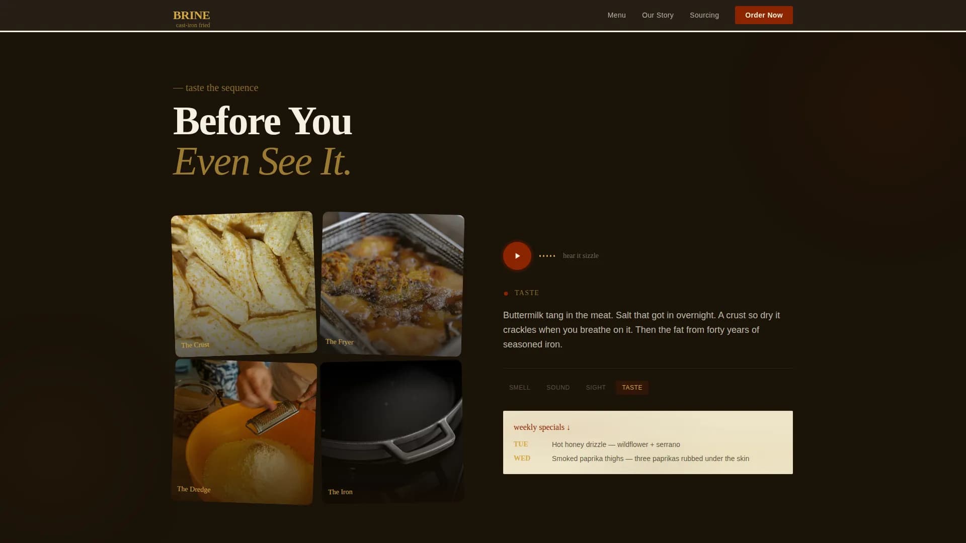 Street Food & Market Stall Professional Website Template