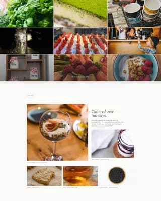 Frozen Yogurt Shop Seasonal Event Registration Website Template