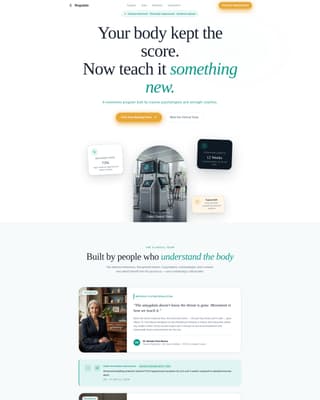 PTSD Care Reviews Website Template
