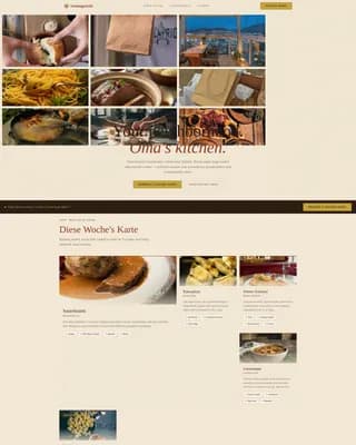 Kitchen — Local European Delivery Landing Page Template