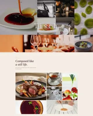 Tisch — Luxe German Dining Landing Page Template