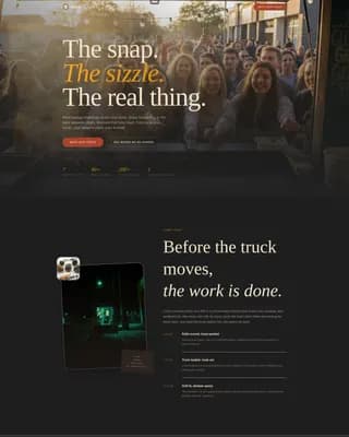 Wurst — German Food Truck Landing Page Template