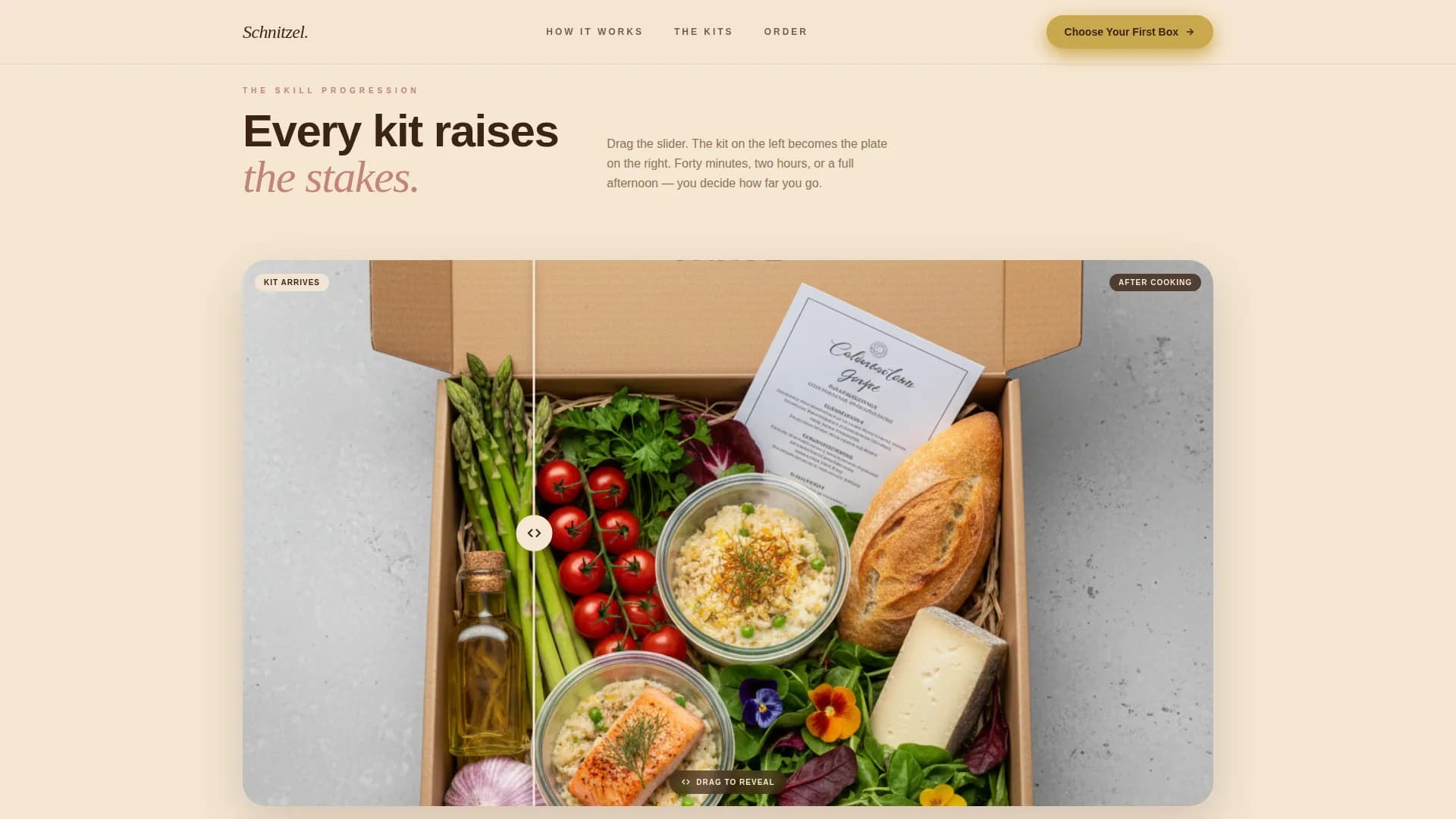 Schnitzel — Premium German Kit Landing Page Template