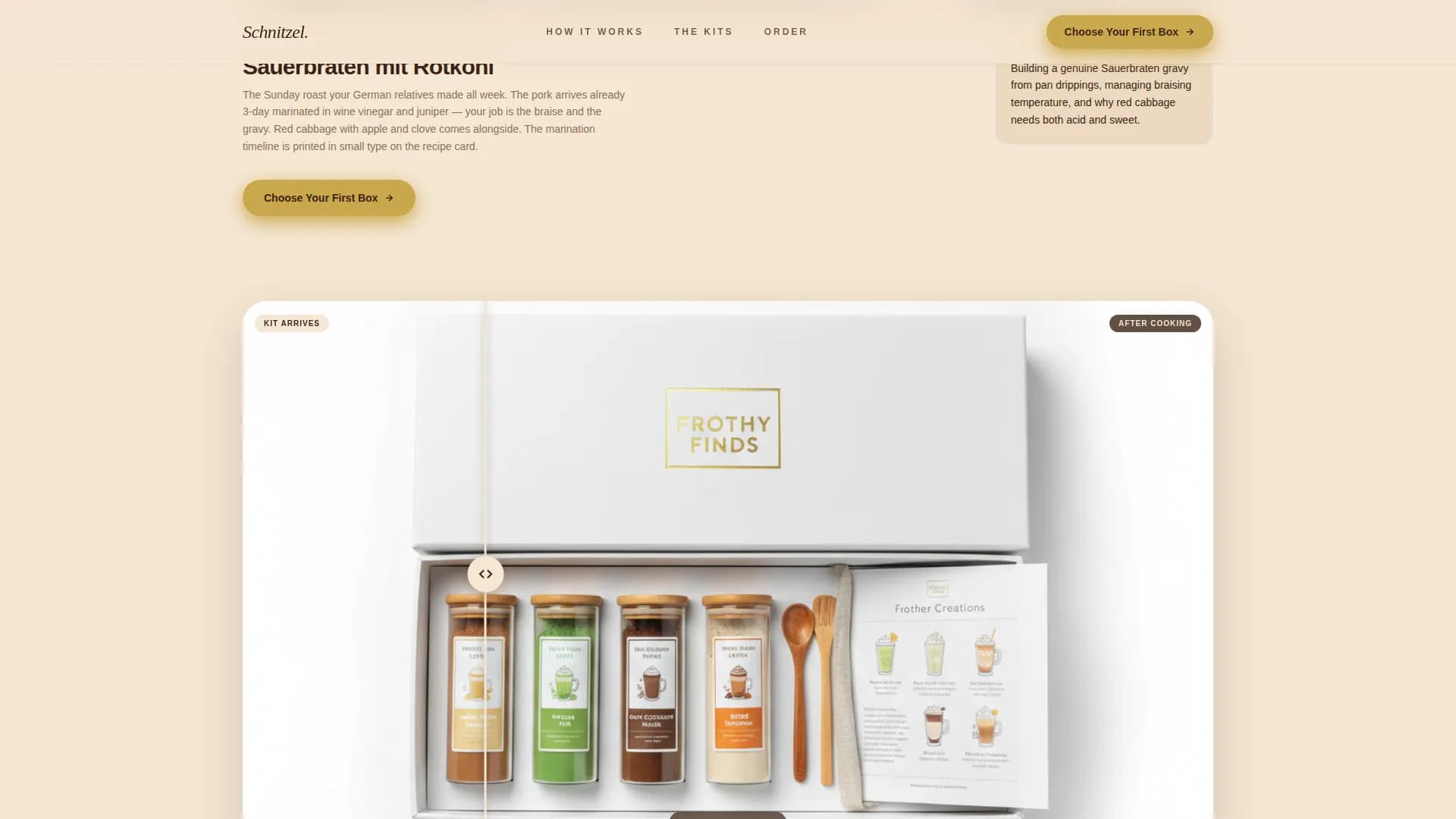 Schnitzel — Premium German Kit Landing Page Template