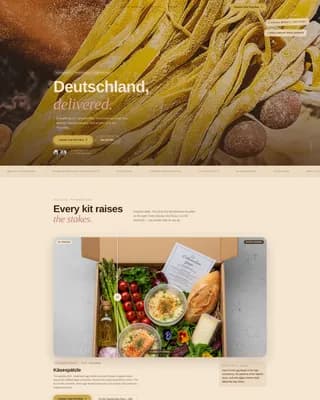 Schnitzel — Premium German Kit Landing Page Template