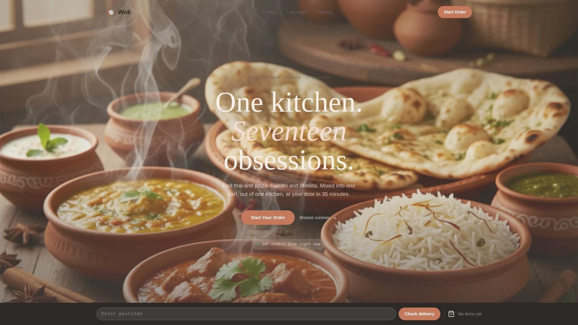 Restaurant & Dining Advanced Professional Website Template