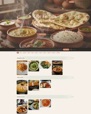 Restaurant & Dining Advanced Professional Website Template