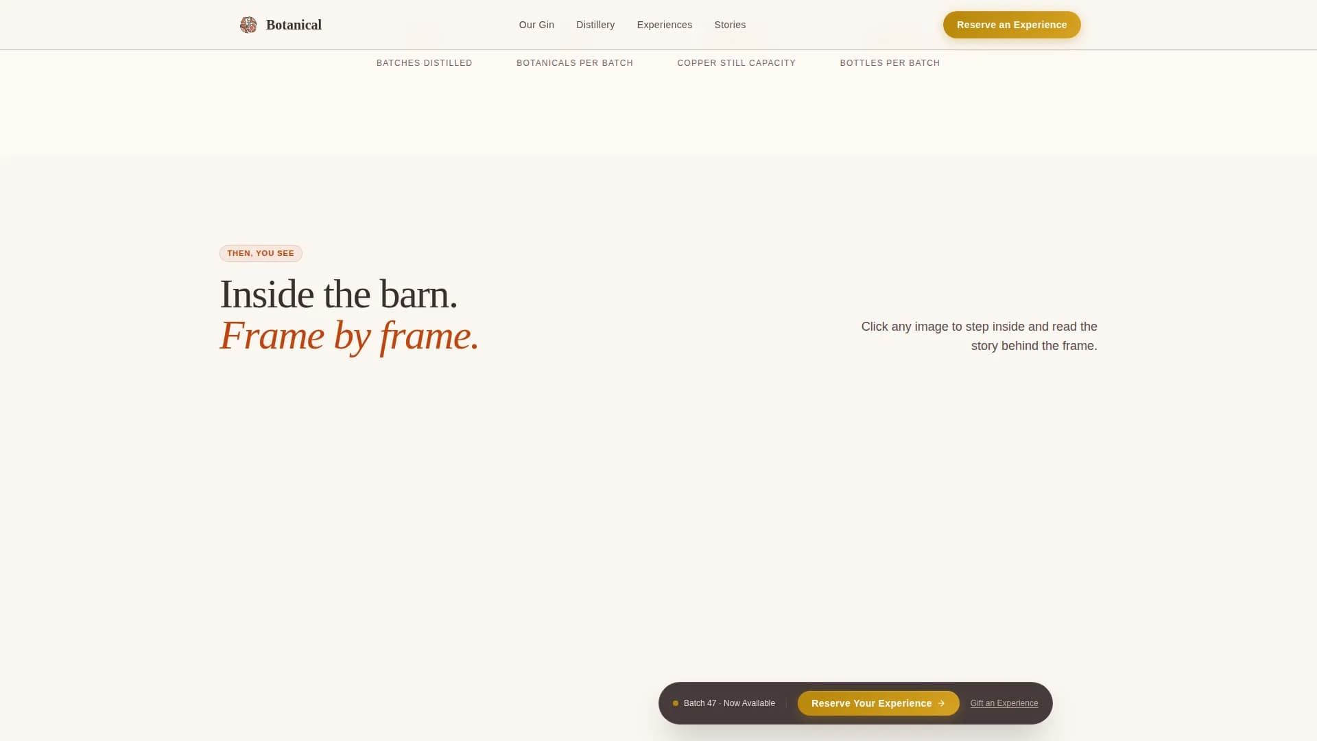 Distillery & Spirits Booking Website Template