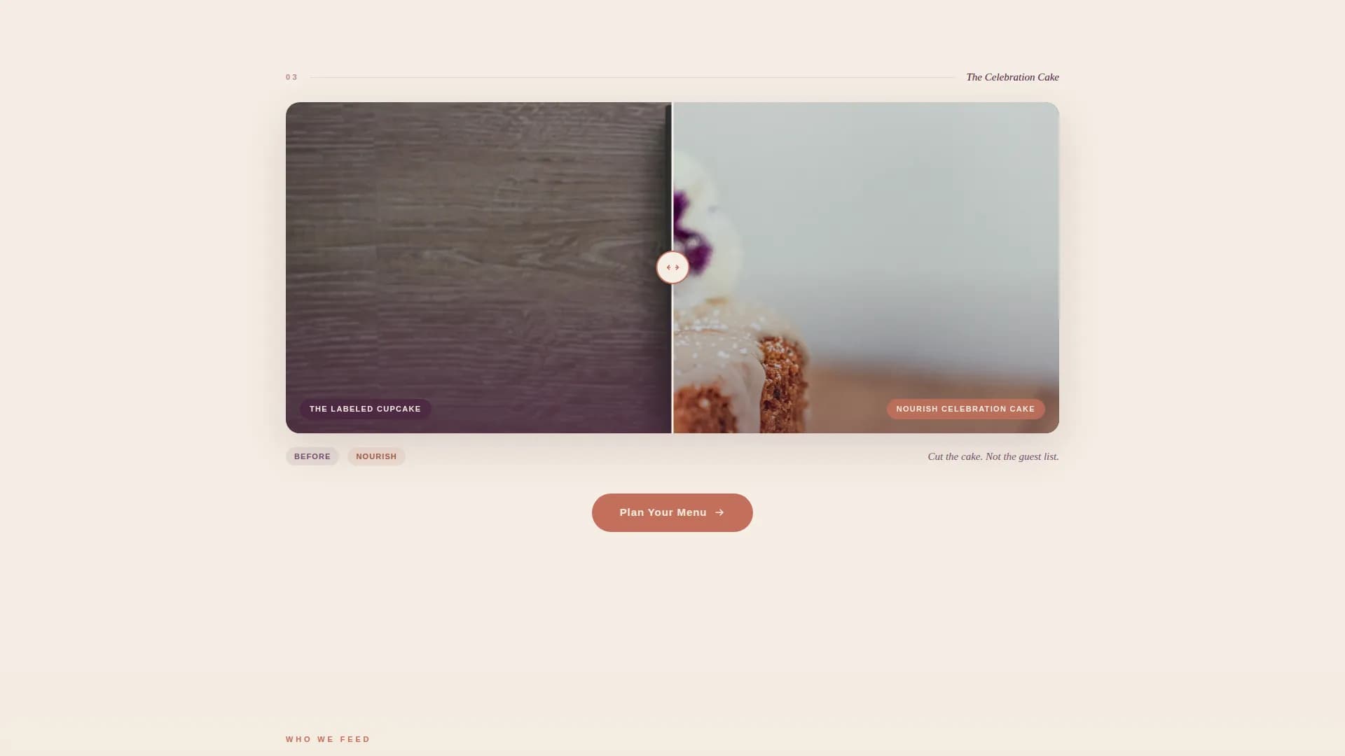 Nourish — Gluten-Free Catering Landing Page Template