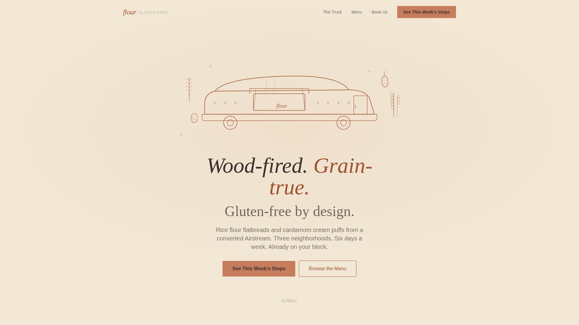 Flour - Artisan Glutenfree Landing Page Template