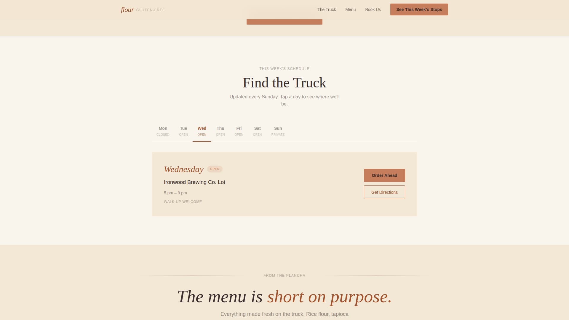 Flour - Artisan Glutenfree Landing Page Template