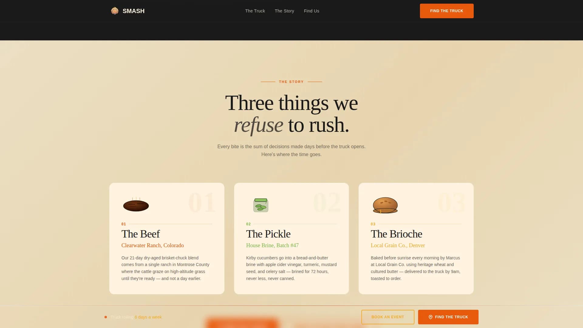 Smash — Gourmet Burger Experience Landing Page Template