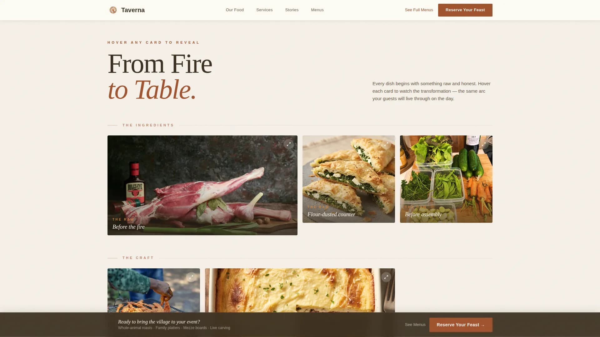 Aegis — Upscale Greek Catering Landing Page Template