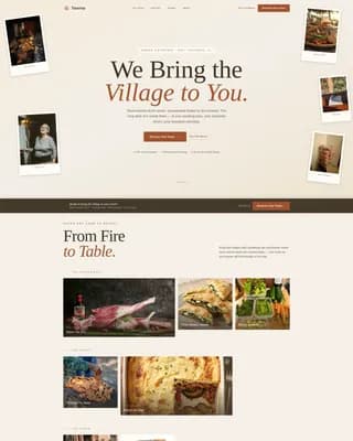 Aegis — Upscale Greek Catering Landing Page Template