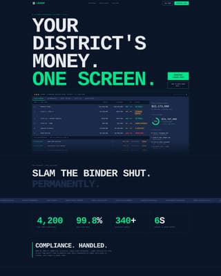Education Software Education Website Template