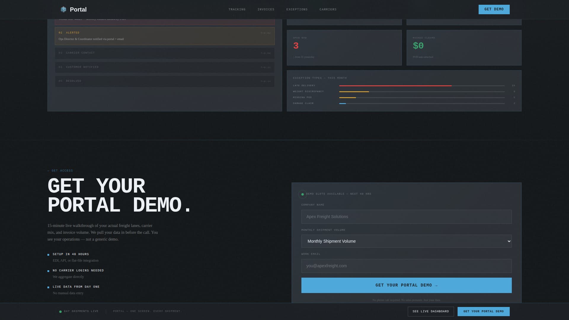 Logistics Software & SaaS Professional Website Template