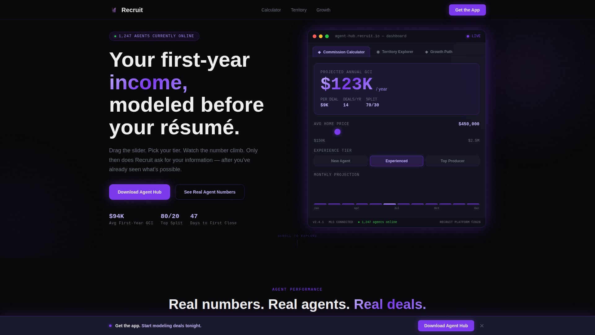 Real Estate Agent Careers & Recruitment Website Template