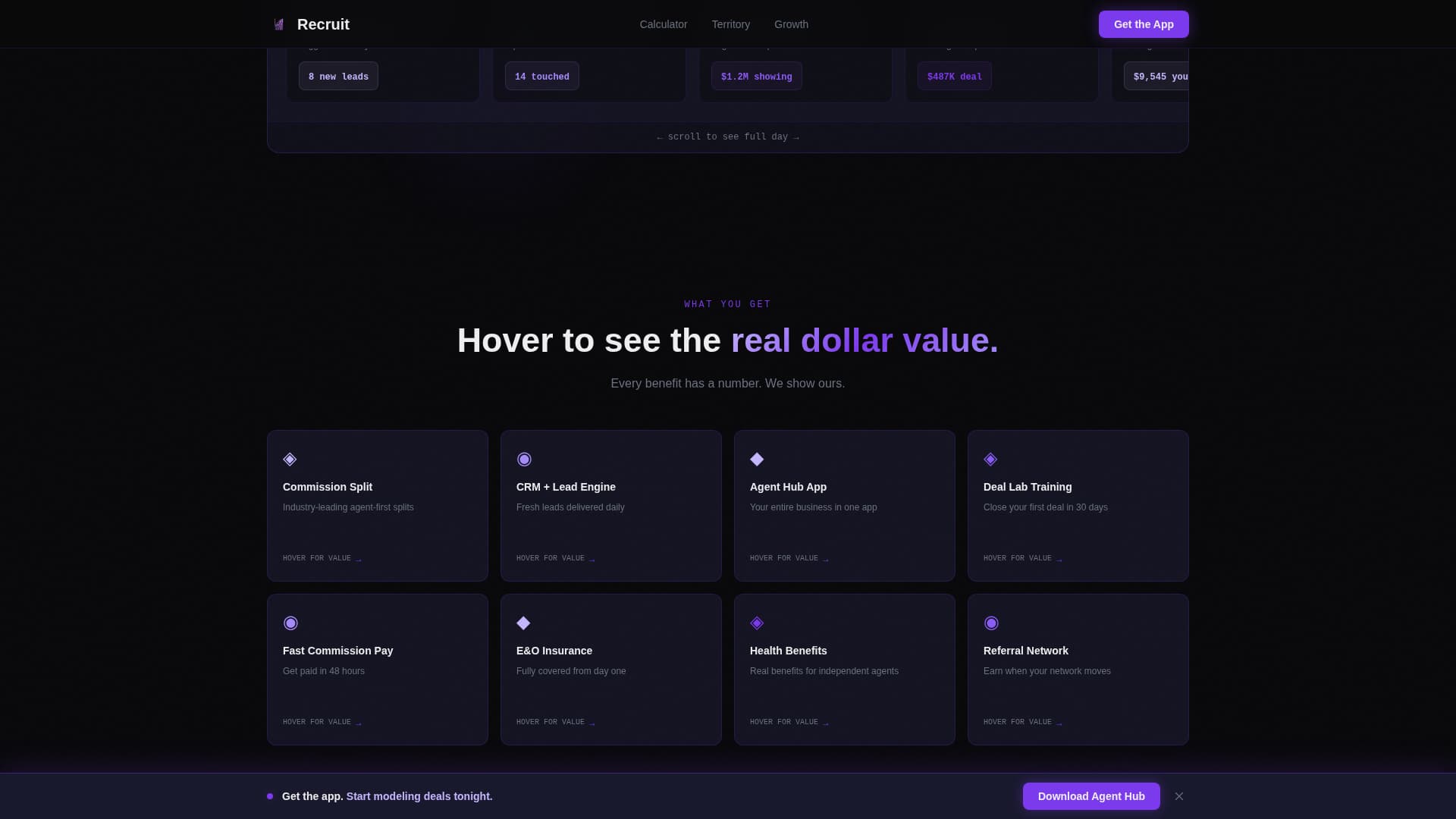 Real Estate Agent Careers & Recruitment Website Template