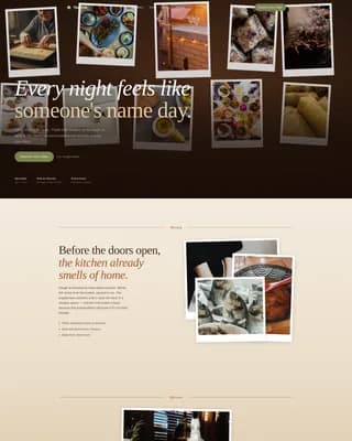 Regional & Ethnic Restaurant Professional Website Template