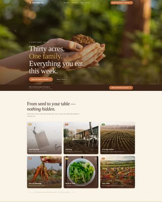 Farm & Ranch Professional Website Template