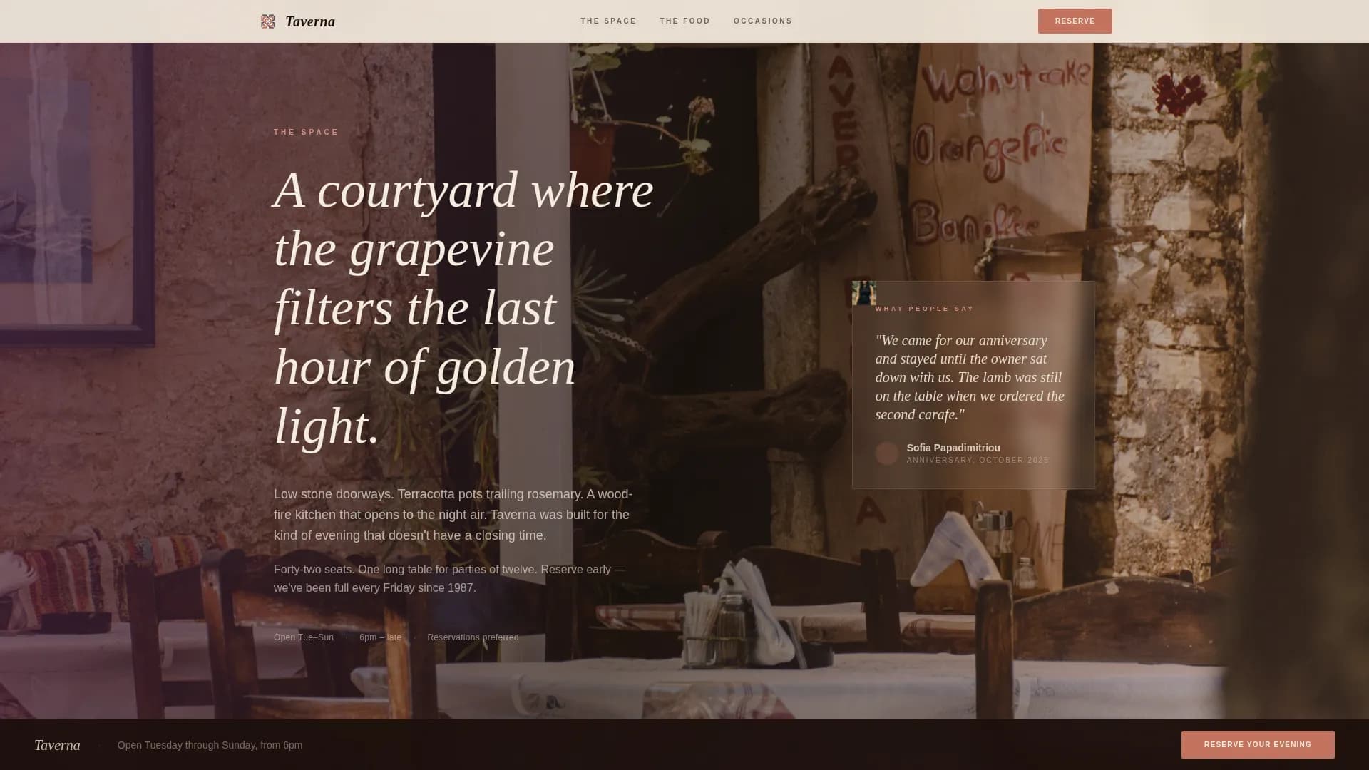 European Specialty Dining Specialist Professional Website Template