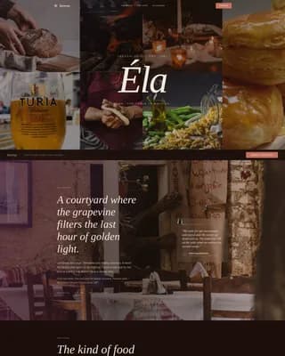 European Specialty Dining Specialist Professional Website Template