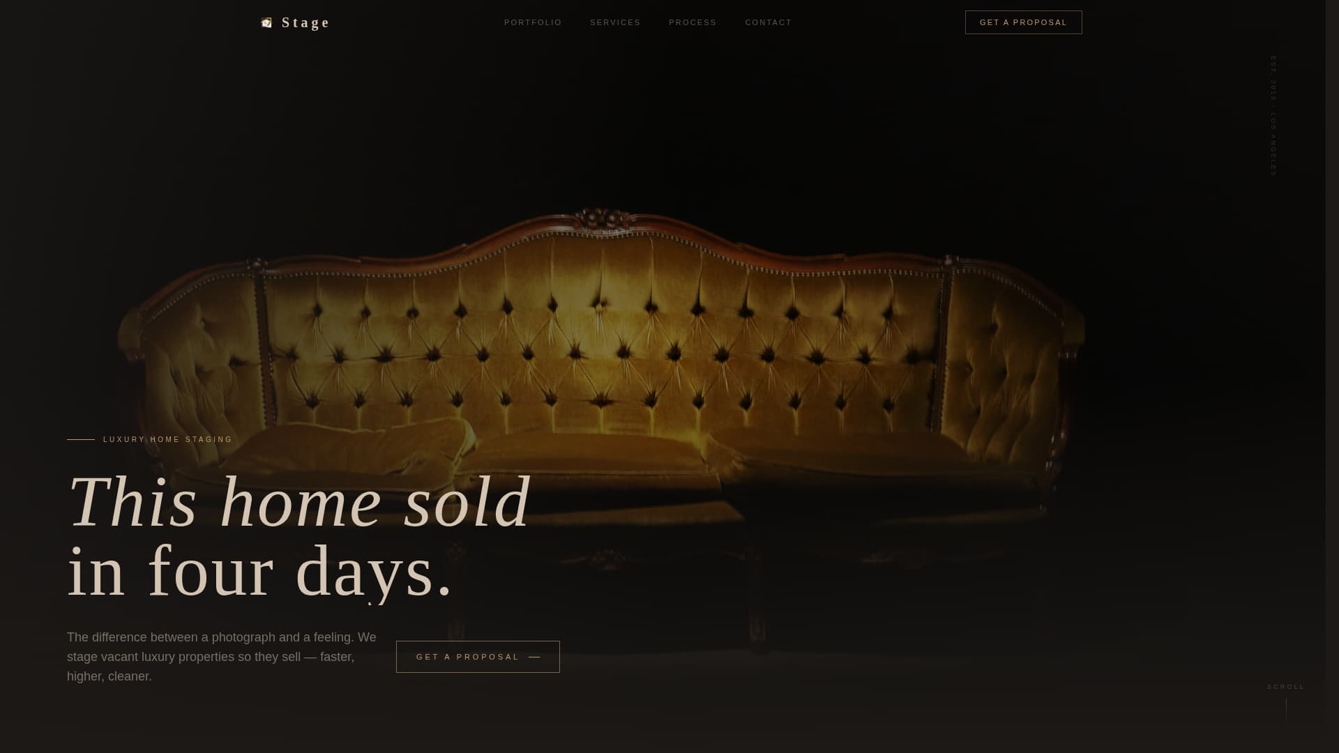 Stagecraft - Immersive Staging Landing Page Template