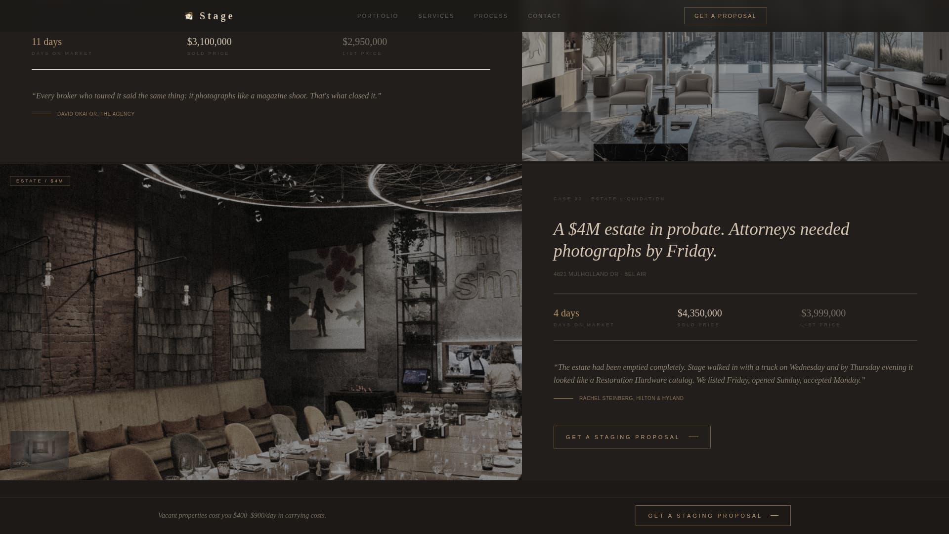 Stagecraft - Immersive Staging Landing Page Template