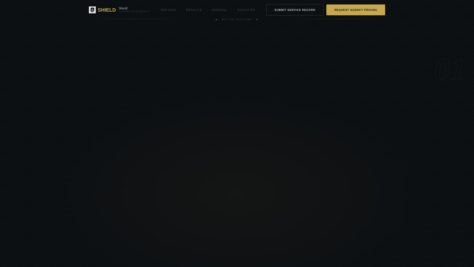 Police Officer Profile Careers Website Template