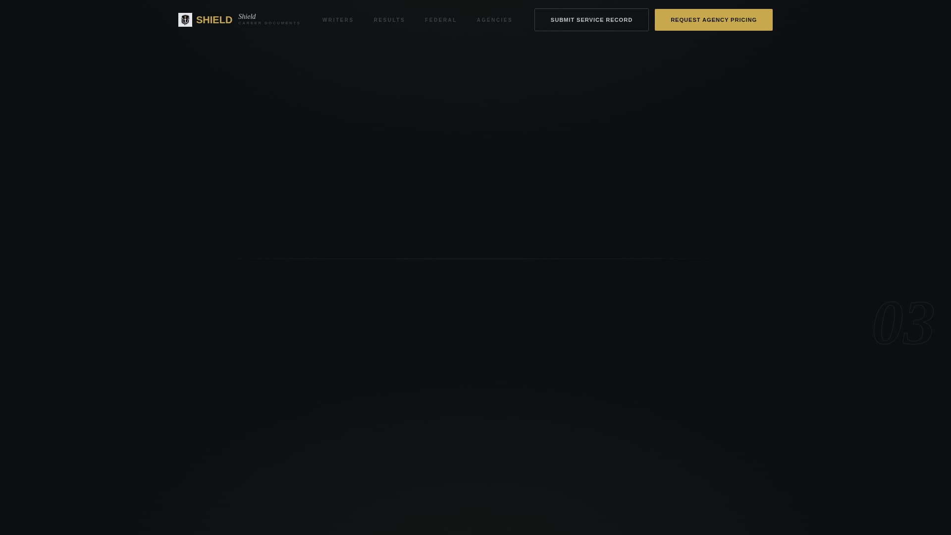 Police Officer Profile Careers Website Template