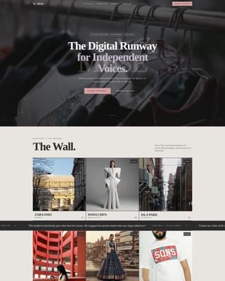 Fashion Tech & Innovation Blog Website Template