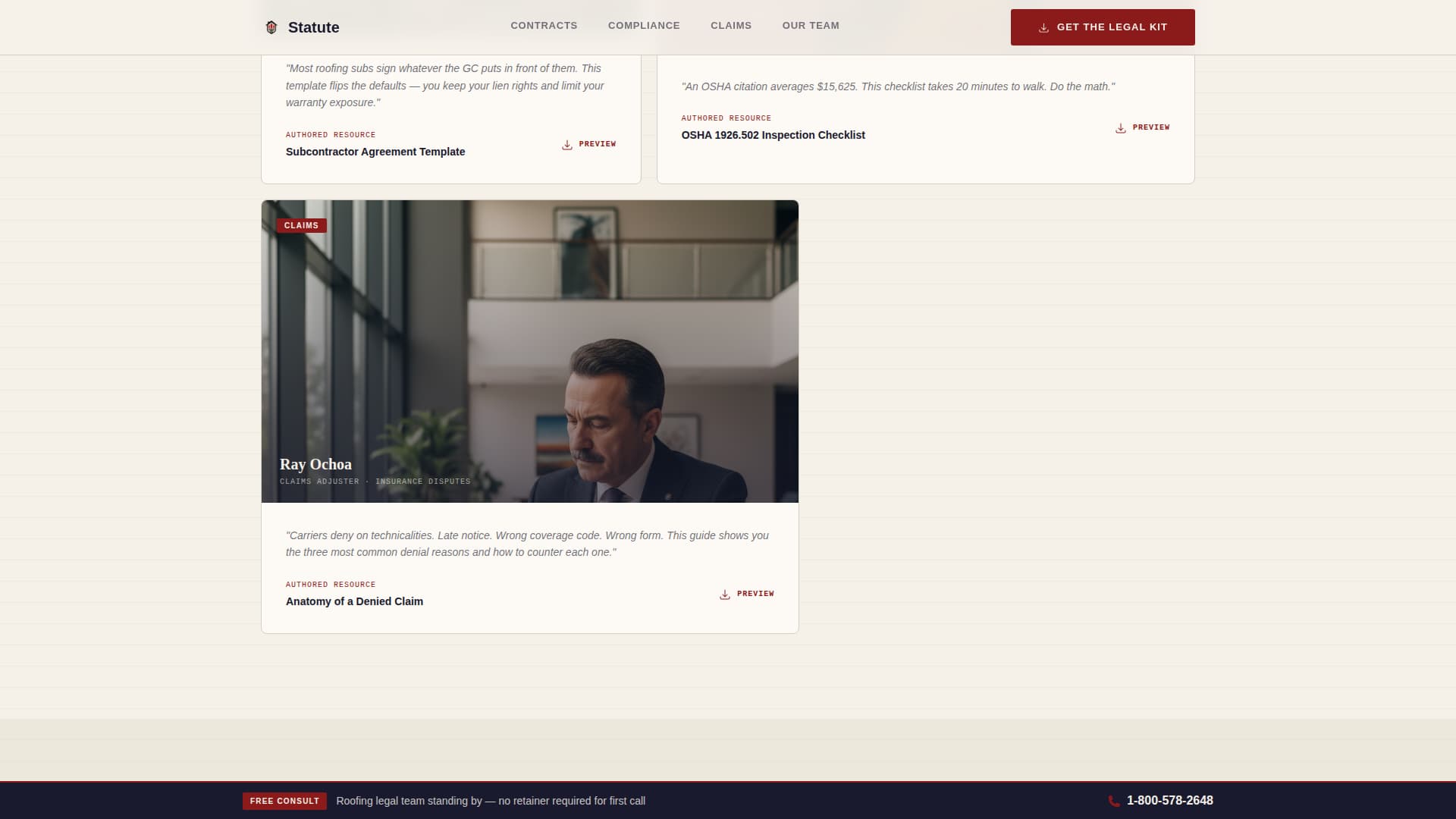 Roofer Reviews Website Template