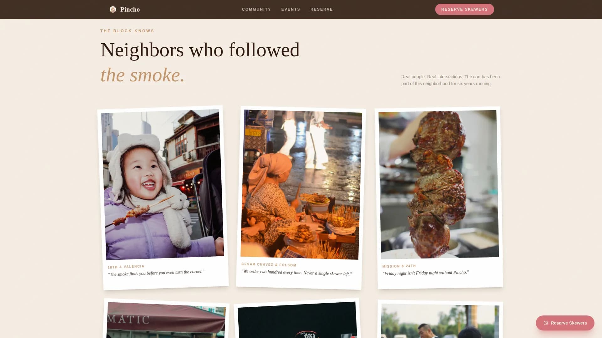 Street Food & Market Stall Specialist Professional Website Template