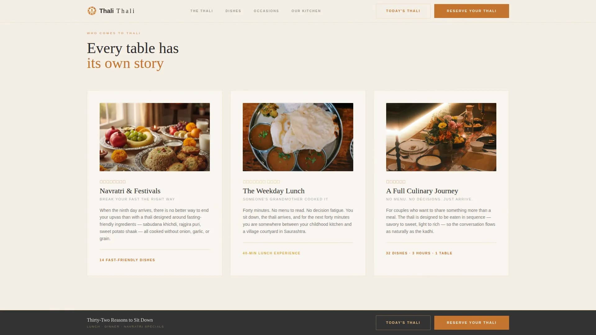 Regional & Specialty Restaurant Specialist Booking Website Template