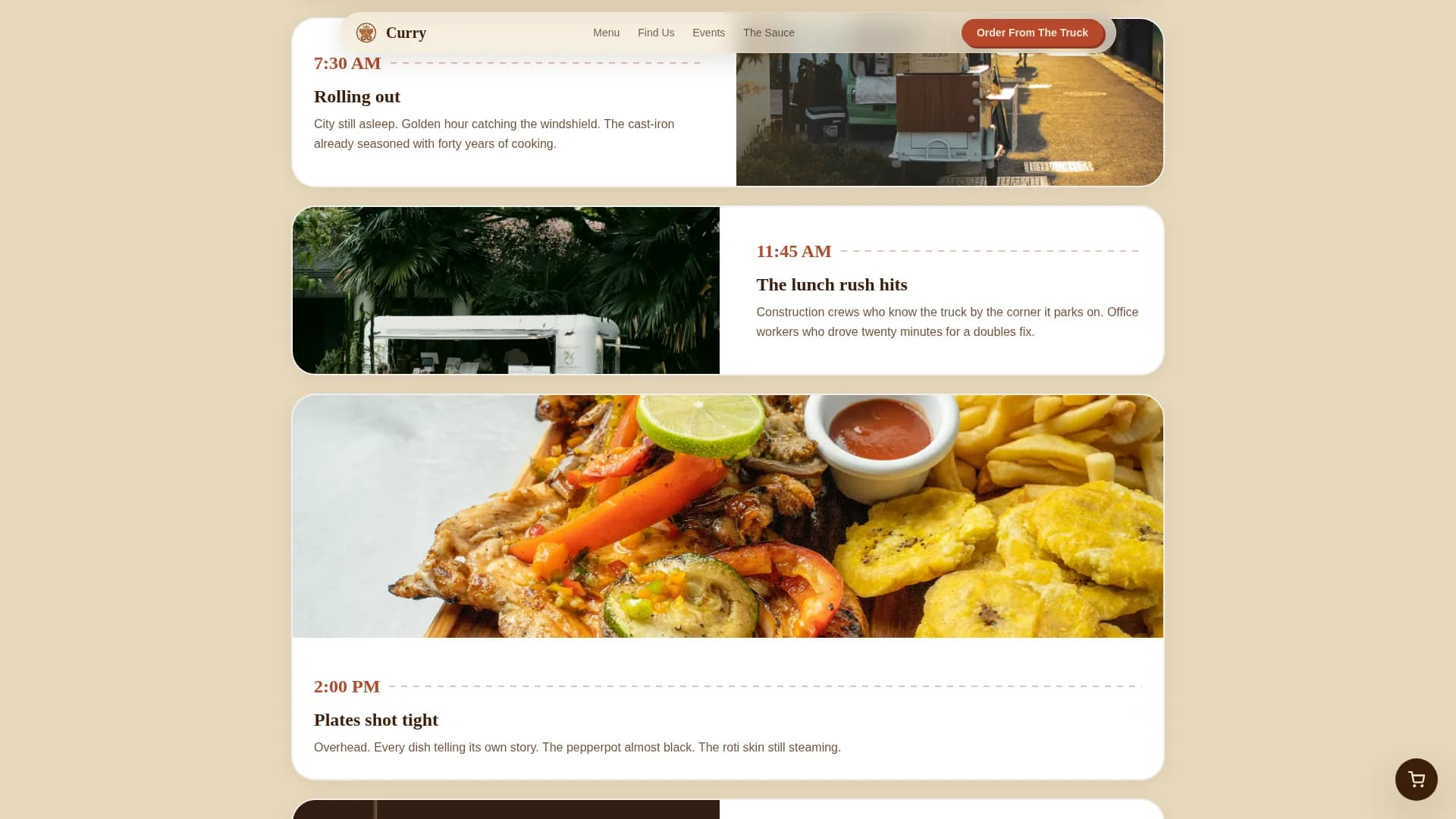 Spice — Vibrant Guyanese Dining Landing Page Template