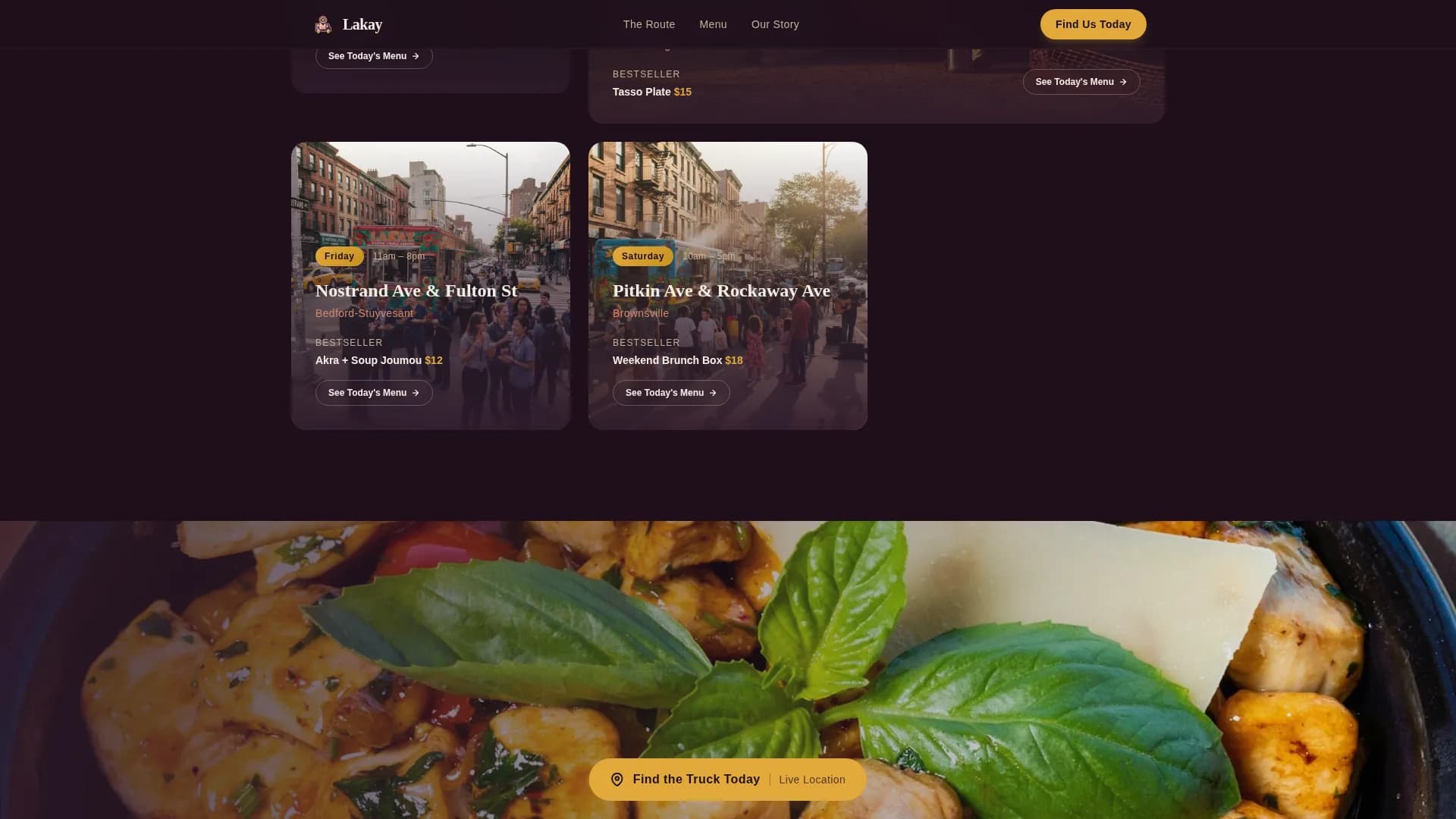 Lakay — Bold Haitian Catering Landing Page Template