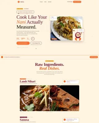 Halal Food & Dining Blog Website Template