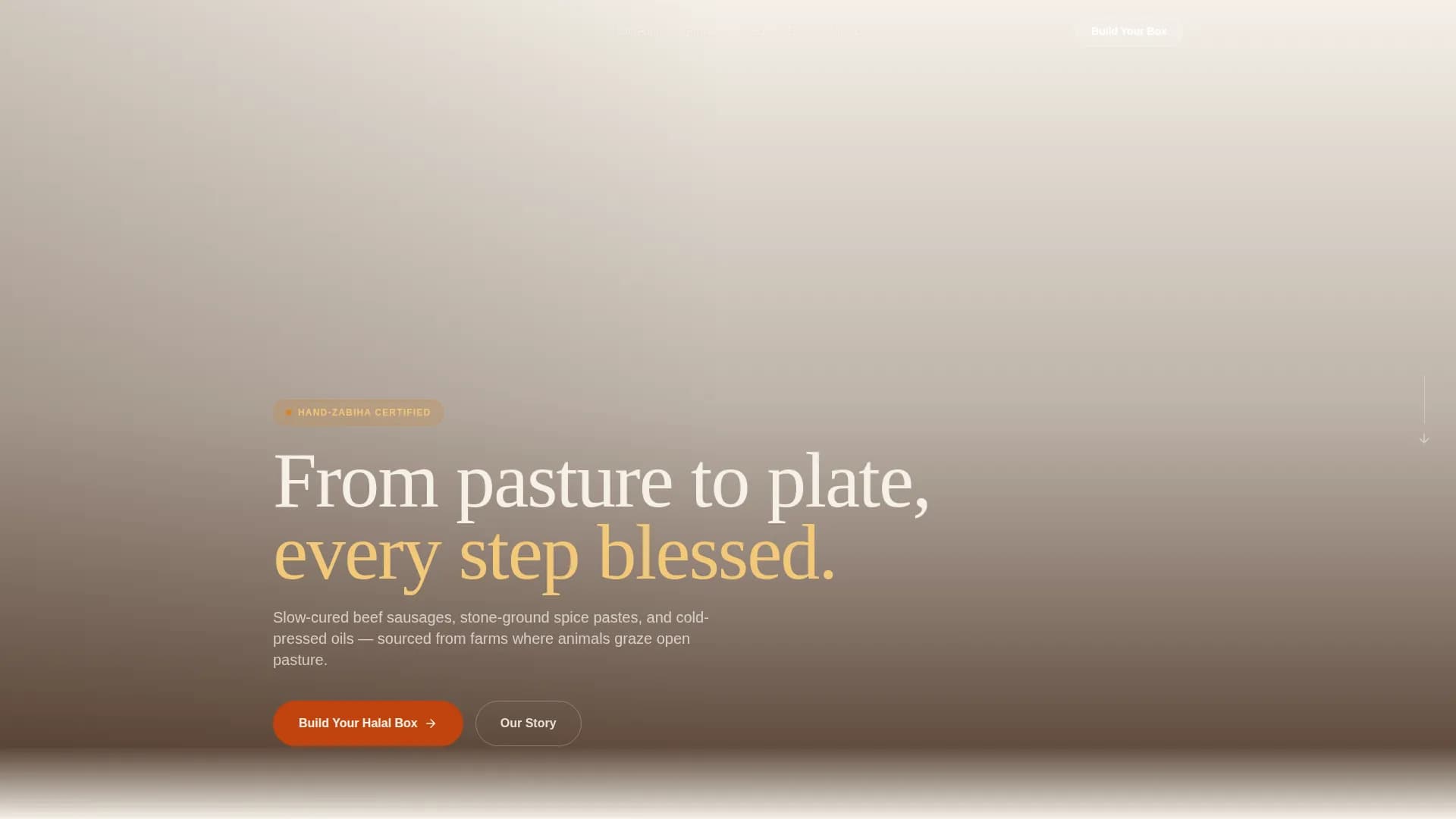 Halal Food & Dining Professional Website Template